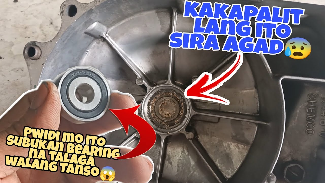 mabilis bang masira ang crankcase bearing mo dahil sa drive shaft na magiwang | Honda beat fi