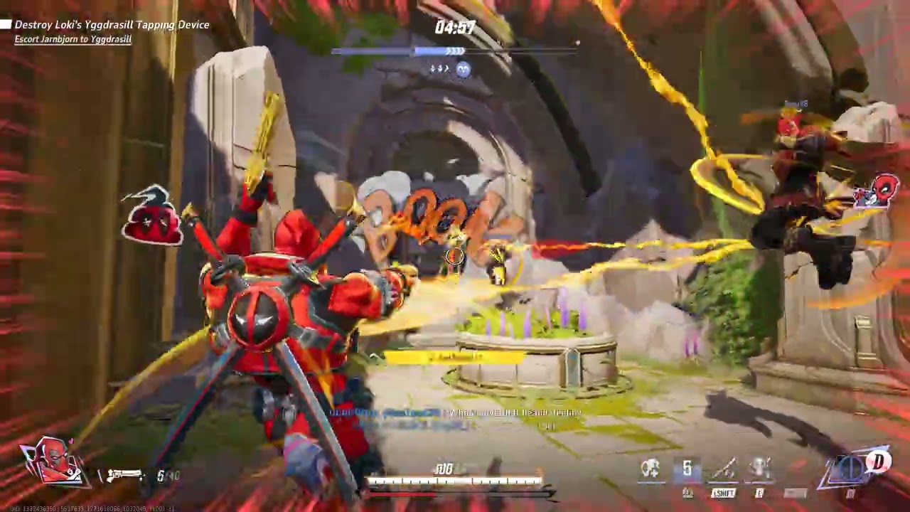 Marvel Rivals Clip - Wonky Tankpool Cart Gameplay