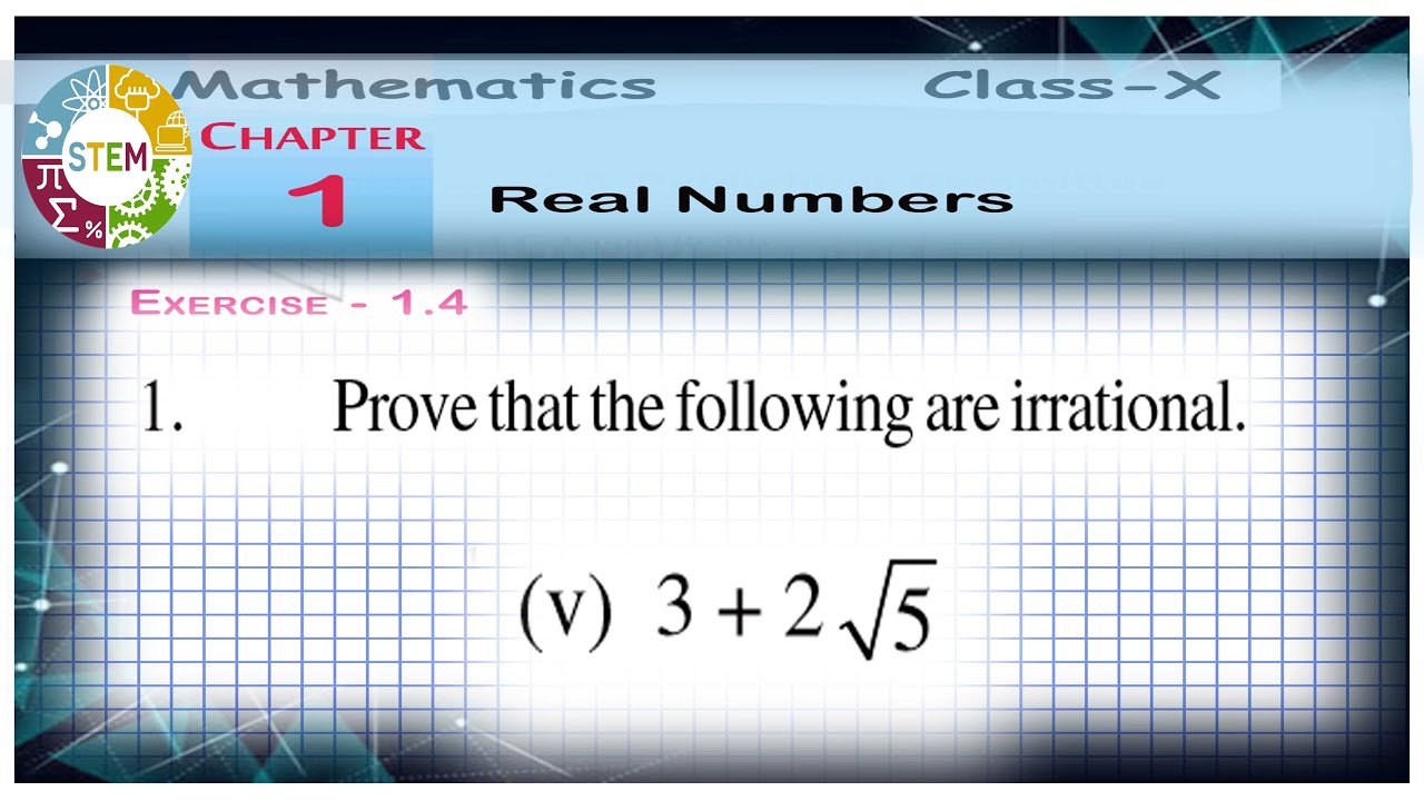 show that 3+2 root 5 is irrational in telugu
