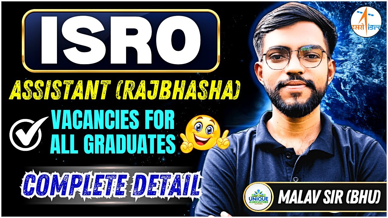 ISRO Assistant Rajbhasha 2025 | All Graduates Apply | Eligibility, Salary & Selection Process | 📑🔥