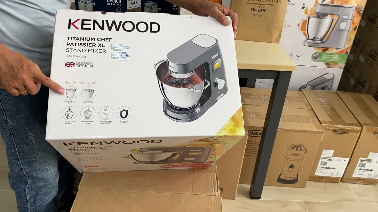 Đập hộp và Review máy trộn đa năng Kenwood KWL90.004Si siêu xịn xò - Đặt hàng: gọi ngay 0988.534.751