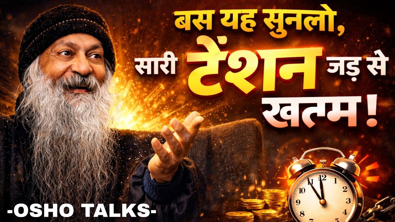 OSHO - बस यह सुनलो, सारी टैंशन जड़ से खत्म! | Osho Life Changing Speech #osho 