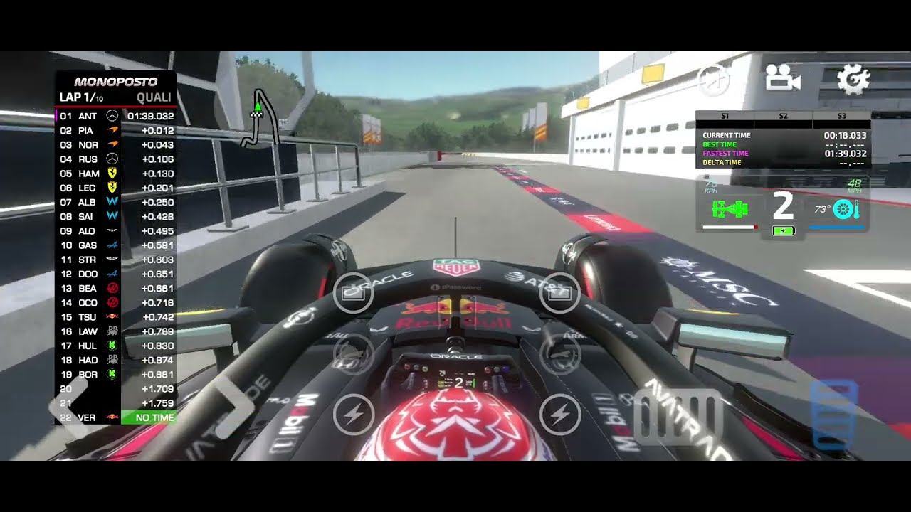 Getting unfair penalties and crashing - Belgium GP🇧🇪 || Monoposto 2025 Career Race 14