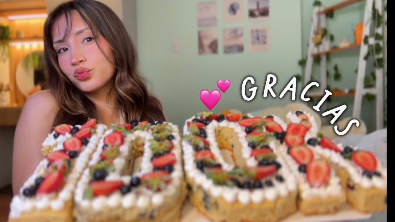 ASMR SUPER SUAVE MUKBANG 100K Comiendo TORTA 🎂❤️❤️❤️ SOMOS 100k