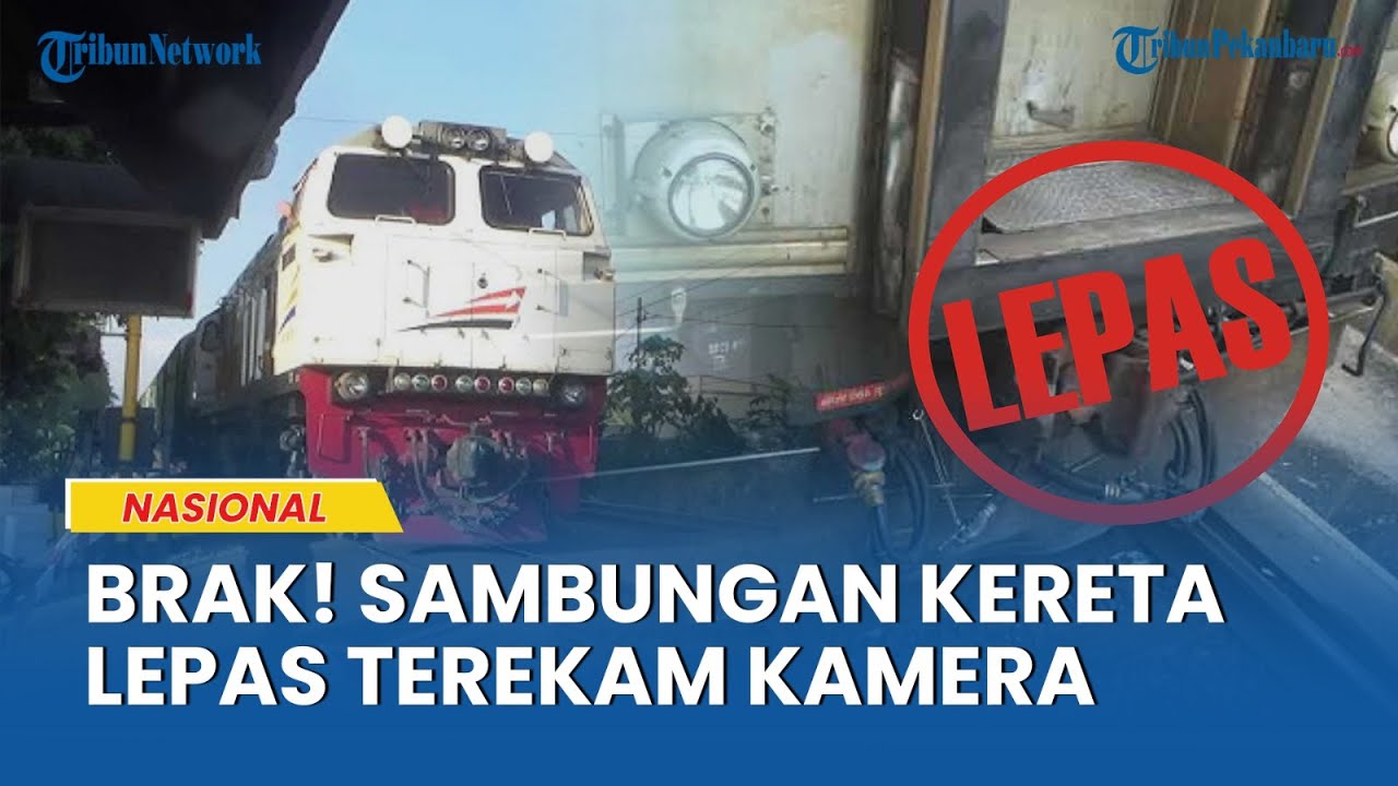 DETIK-DETIK Sambungan Kereta Lepas saat Jalan Terekam Kamera Video Vlogger