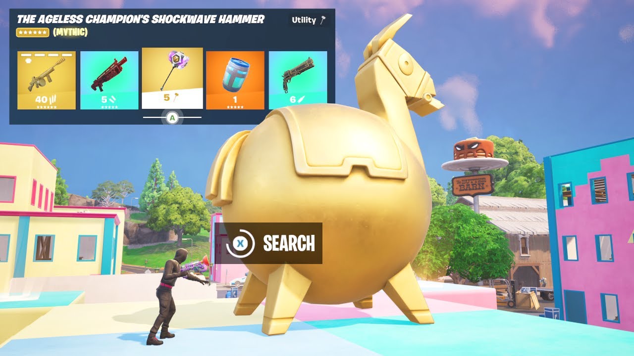Finding Insane Golden Llama Loot In Reload