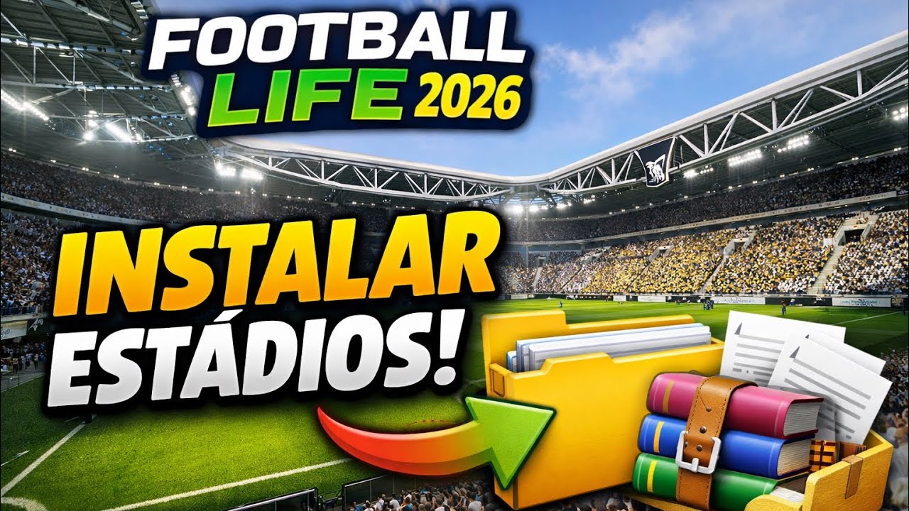 Como Instalar Estádios no Football Life 2026 (PASSO A PASSO)