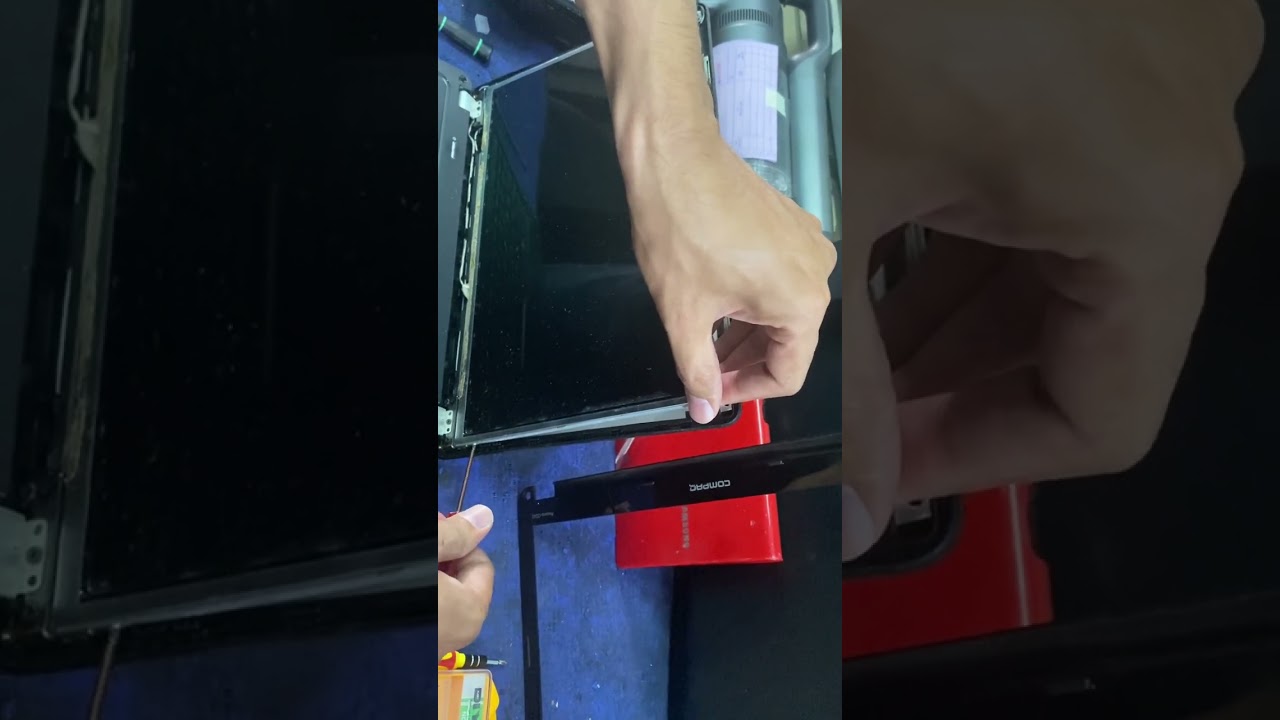 How to change screen cq42 G42 Replacement replace compaq bezal panel fyi