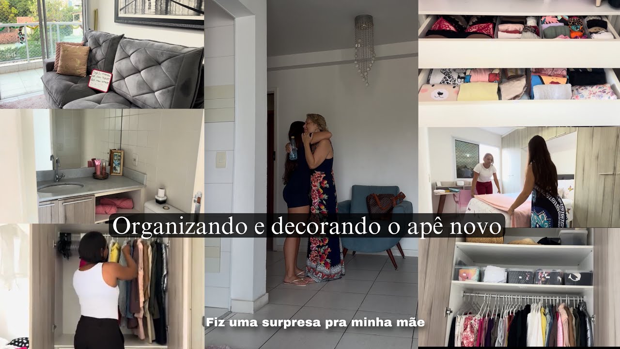 Vlog- decorando e organizando o apê novo