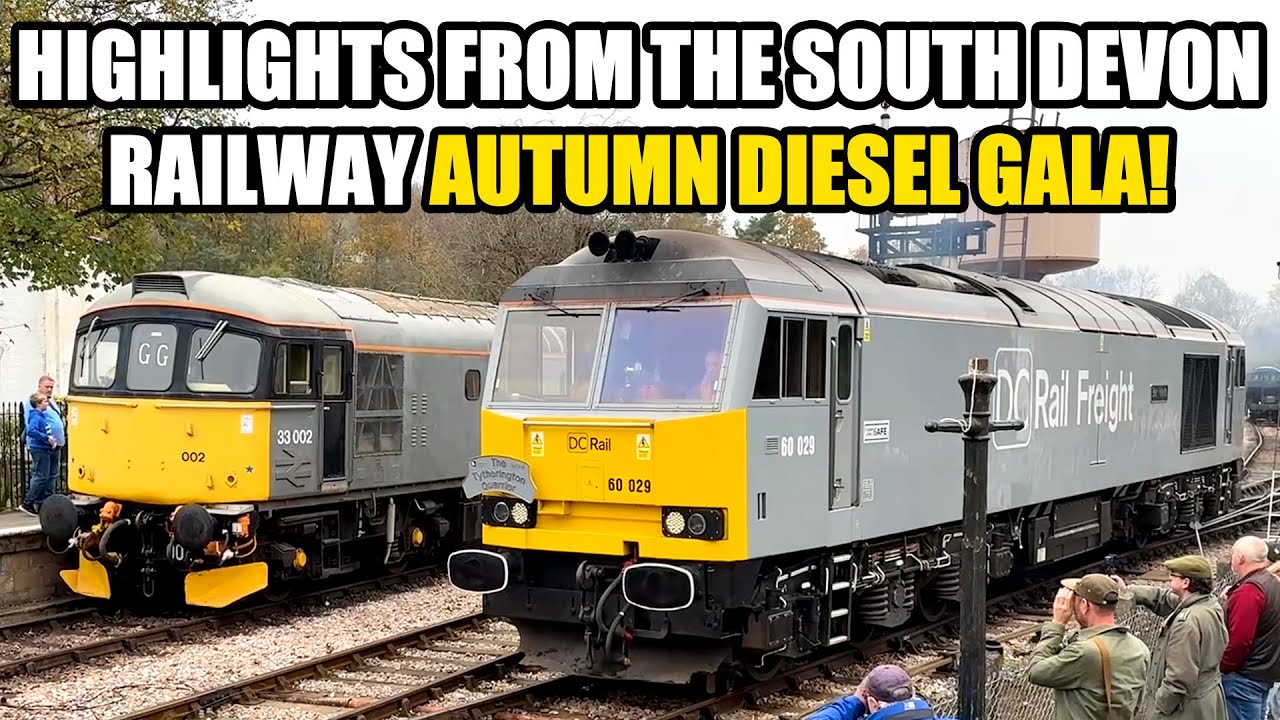 DCRail 60029 'BEN NEVIS' + HOME FLEET star at the South Devon Railway AUTUMN DIESEL GALA! | 09.11.24