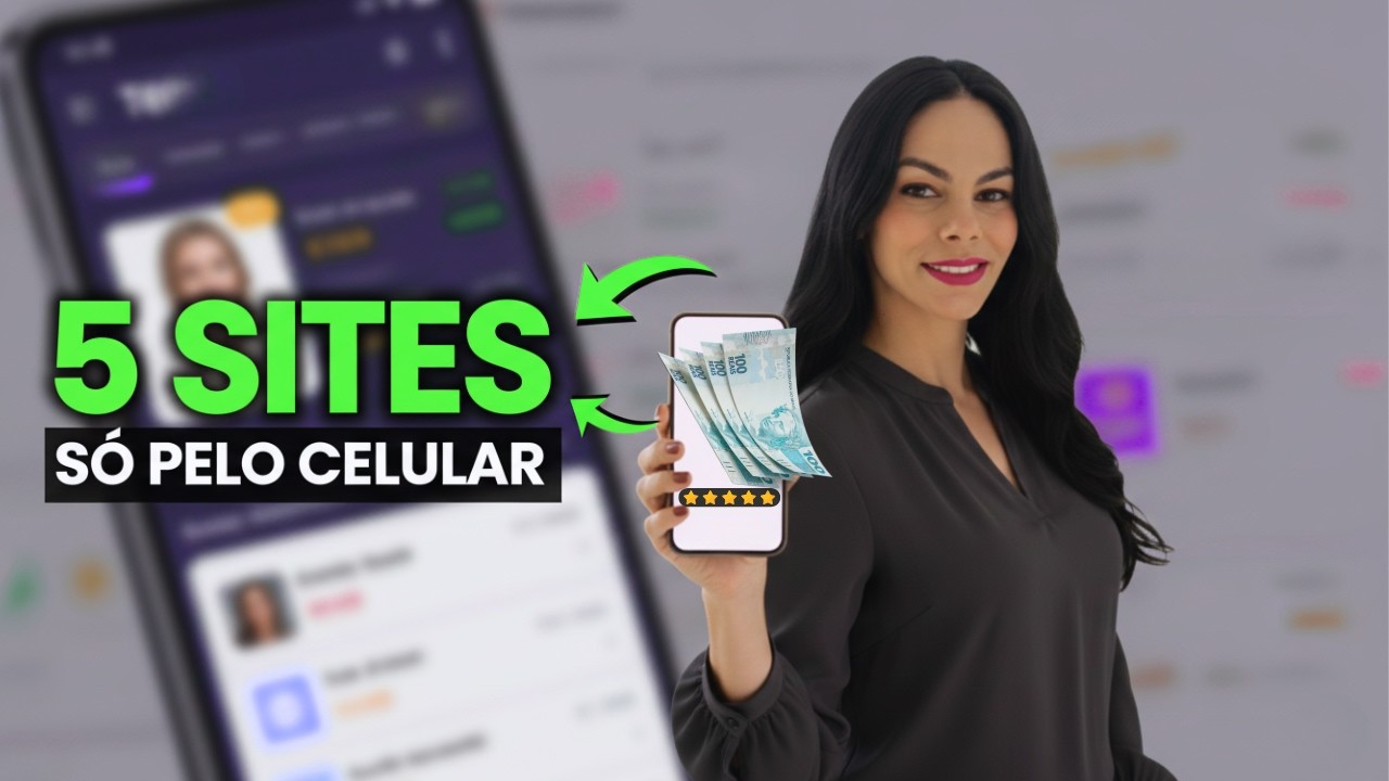 PARE DE PERDER TEMPO! 5 Sites para Trabalhar usando o Celular!