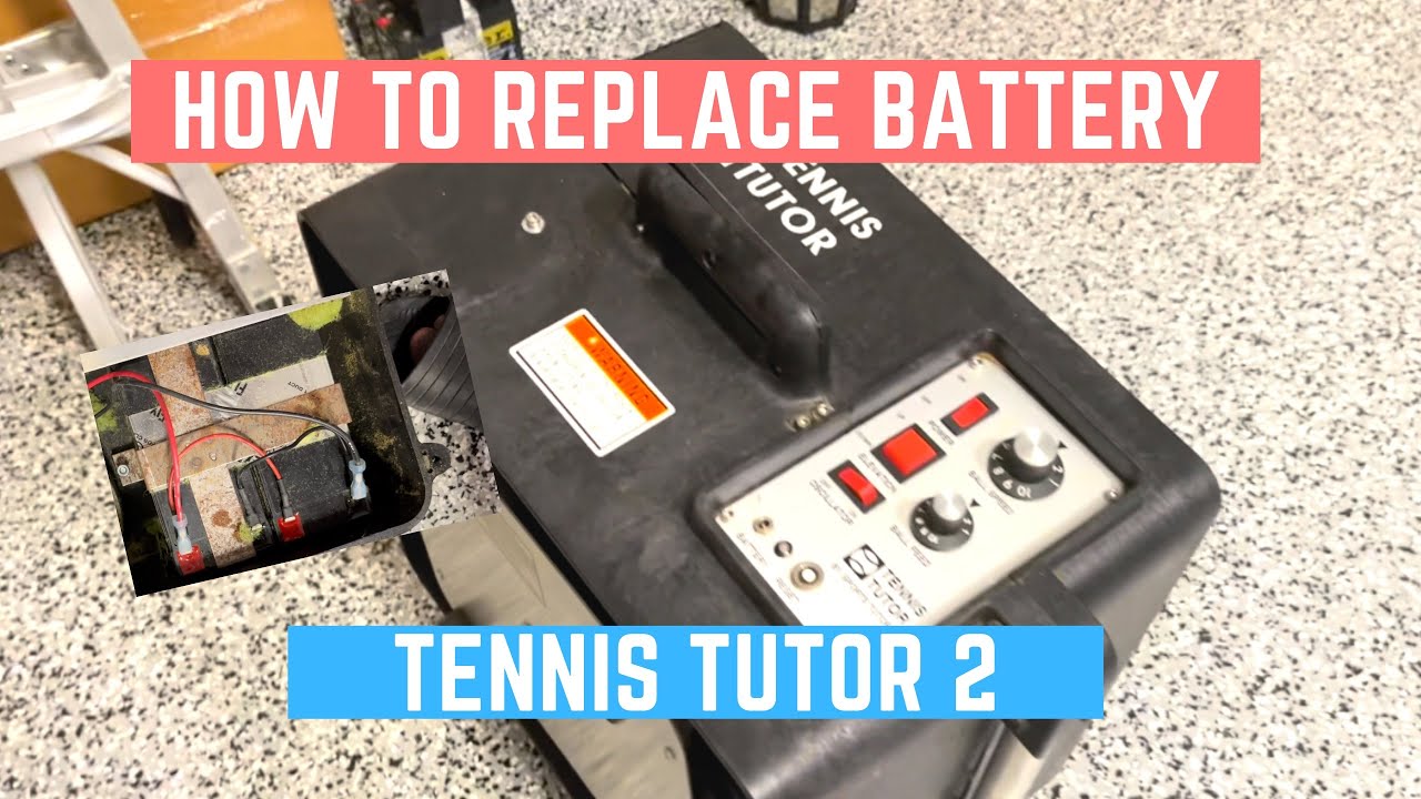 How to Change Batteries on Tennis Tutor Model 2