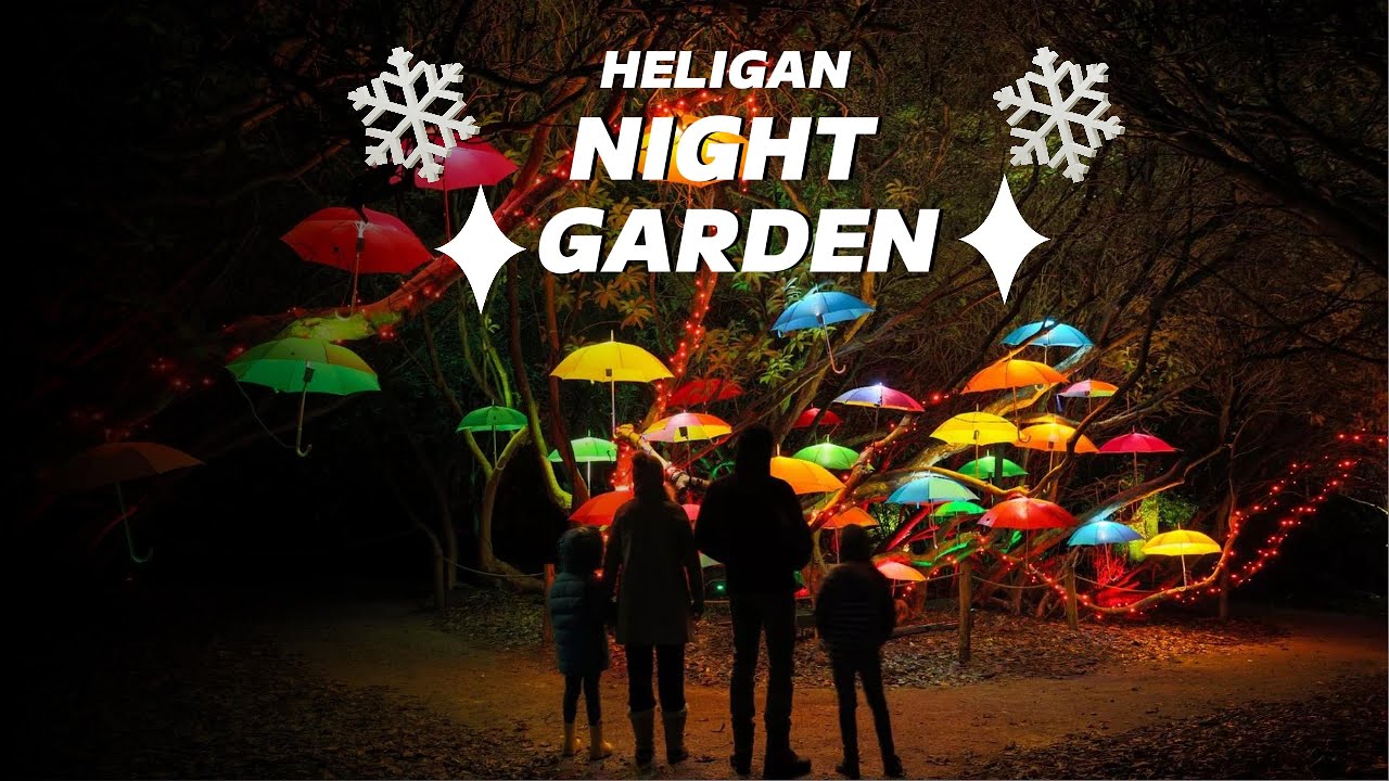 ✨A MAGICAL NIGHT AT THE HELIGAN GARDEN CHRISTMAS LIGHTS ✨