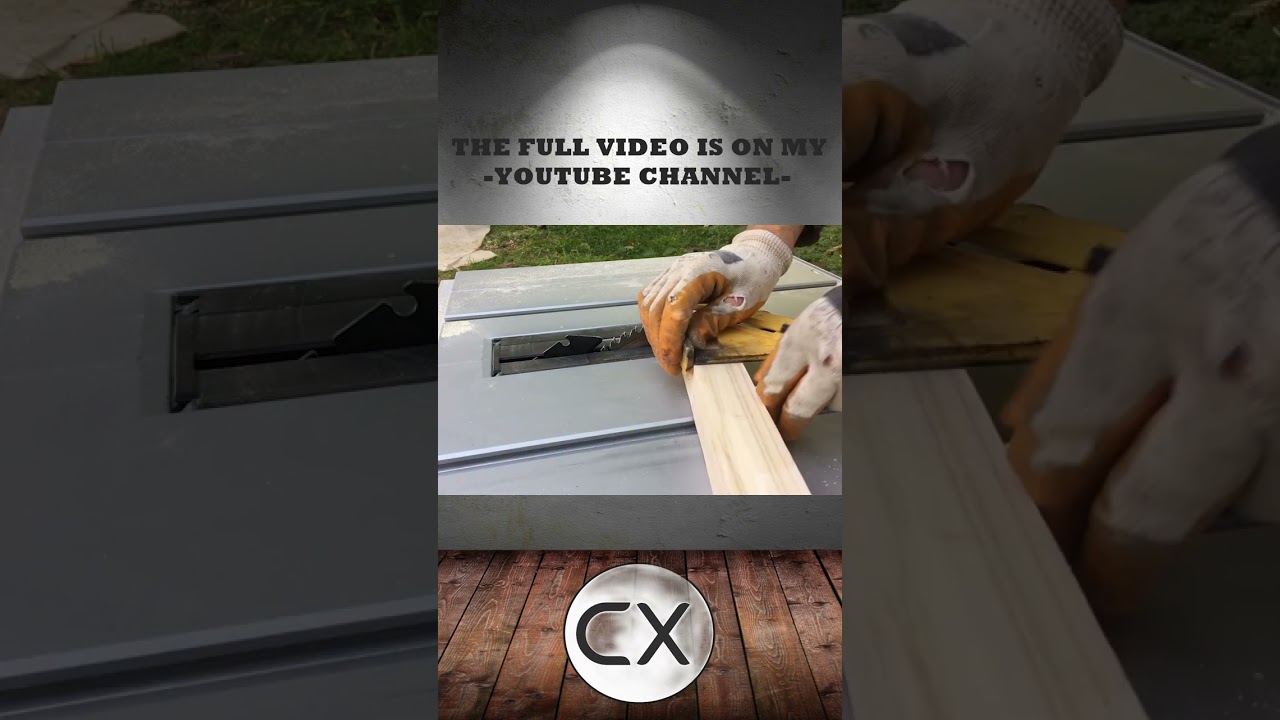 Making A Wooden Table / Woodworking #wood