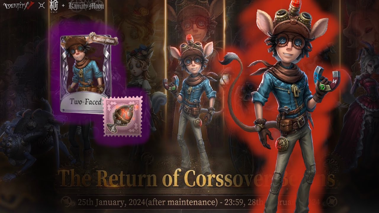 Identity V | My Favorite Skin Of This Crossover! Prospector “Two-Faced” He Is So Cute!