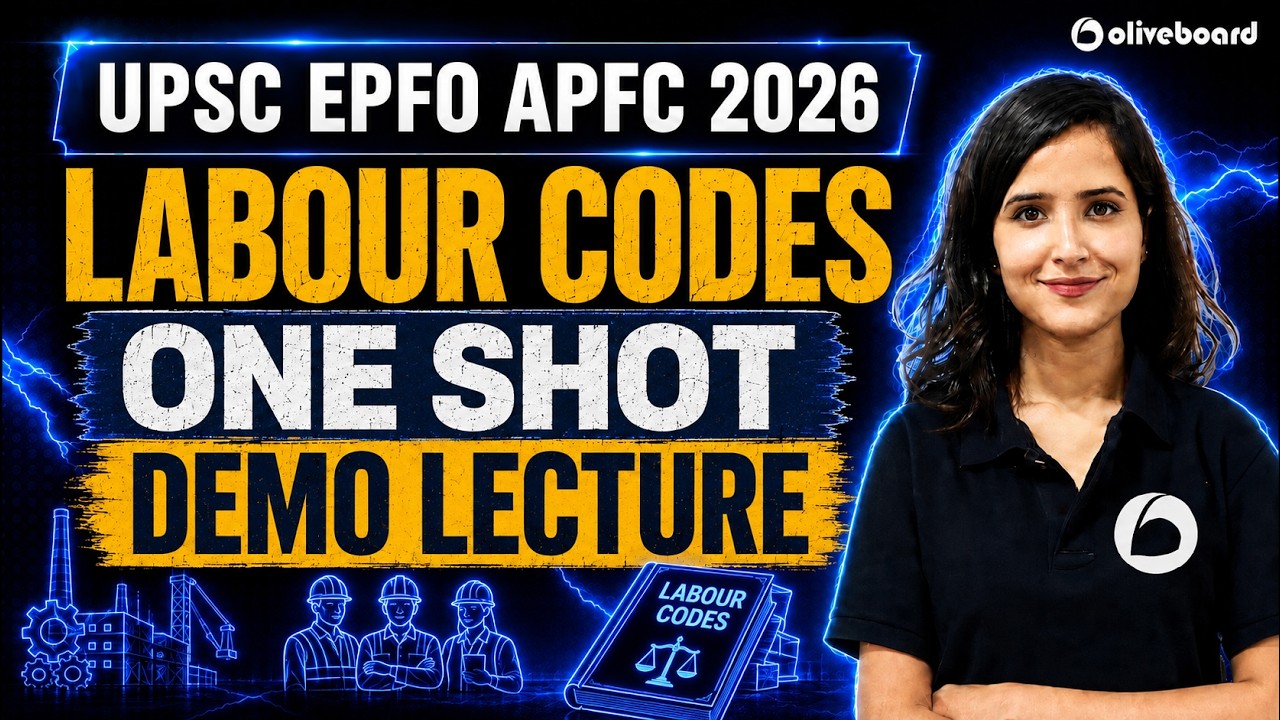 UPSC EPFO APFC 2026 | Labour Codes ONE SHOT 🔥 | Demo Lecture