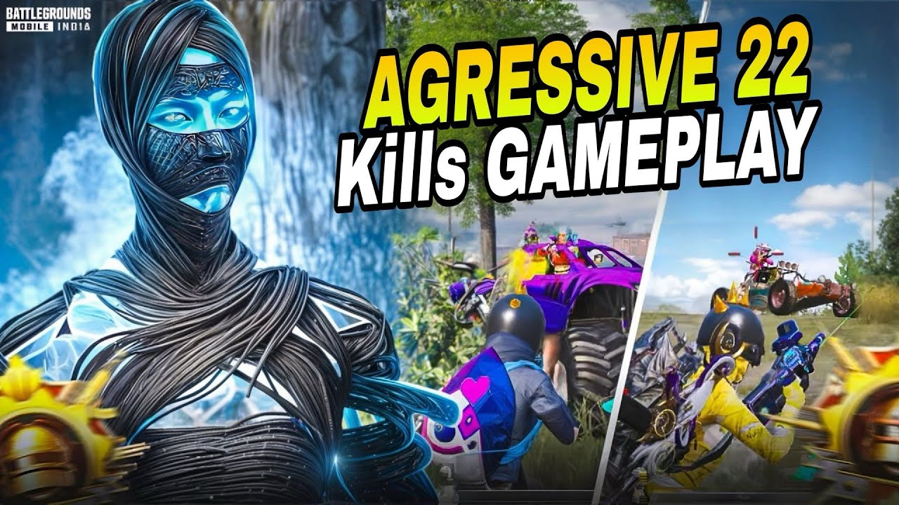 Aggressive Gameplay🔥22 Solo kills Intense Fight  @iZackGamingYT @BattlegroundsMobile_IN #gaming 