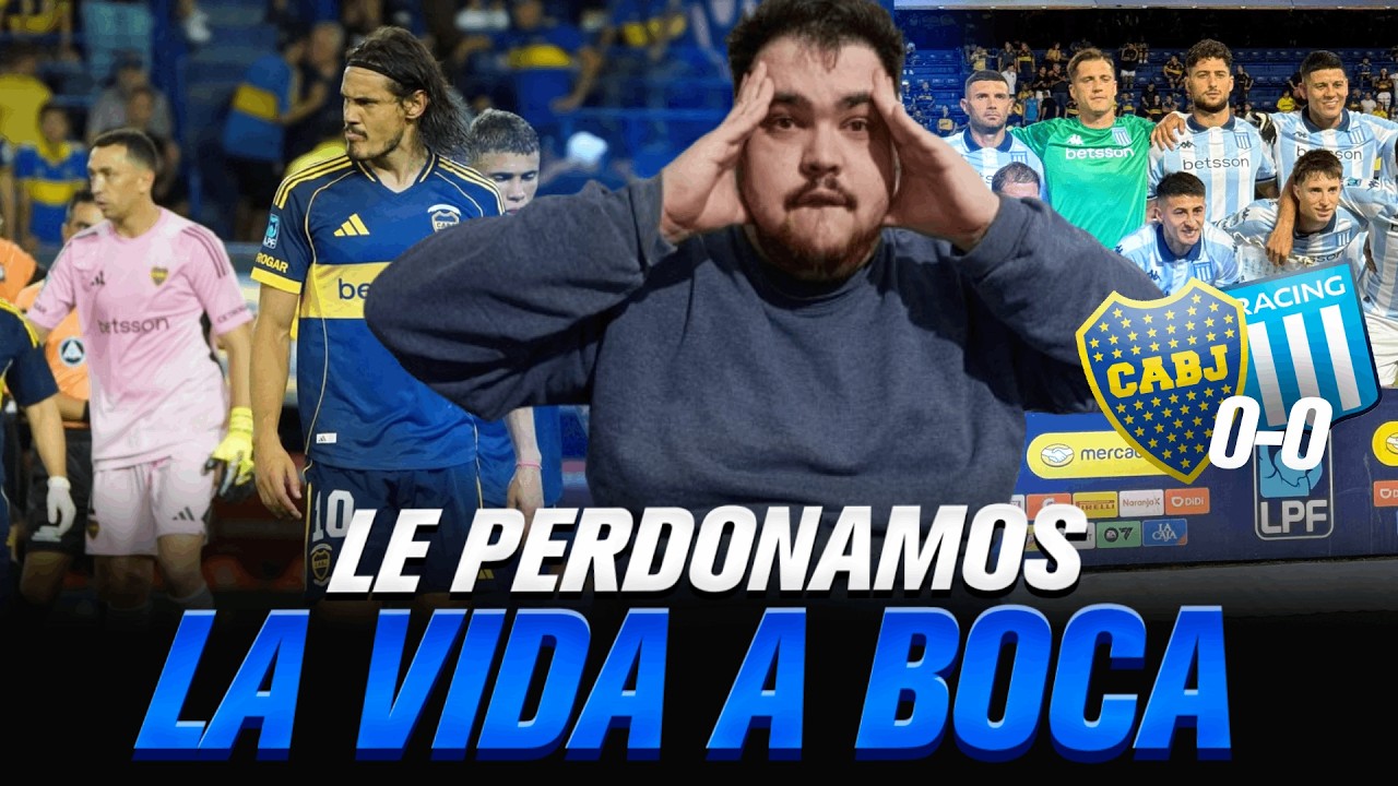 RACING NO PUDO GANAR EN LA BOMBONERA Y  LE PERDONÓ LA VIDA A BOCA (0-0)  CONECHNY Y SOSA, LOS PEORES