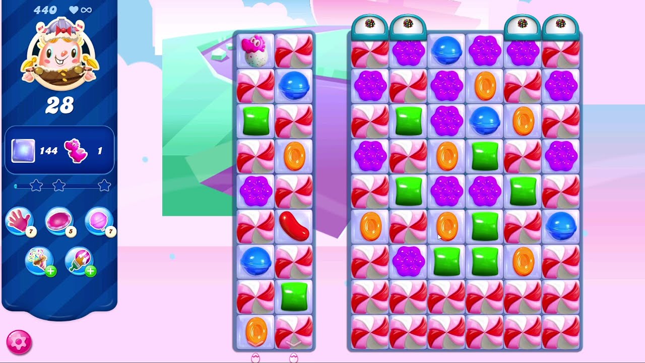 Candy Crush Saga LEVEL 440 | NO BOOSTERS (new version*)✔️