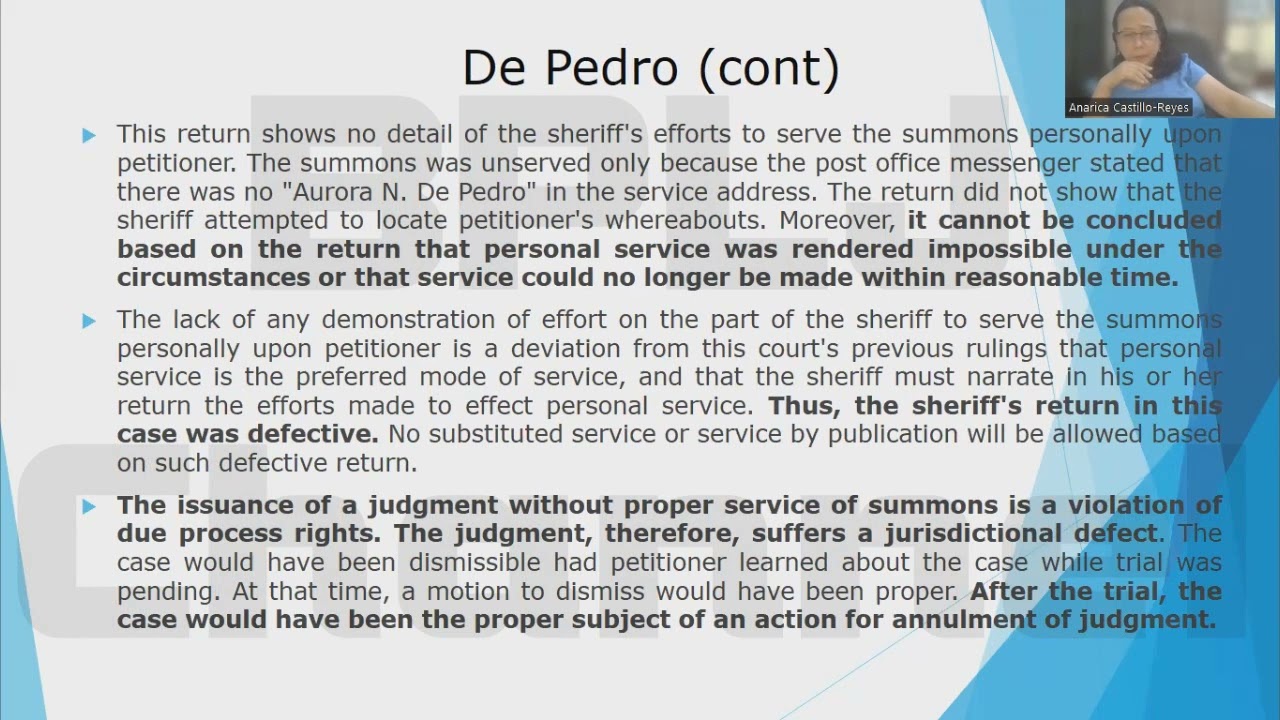 Civil Procedure - Annulment of Judgment
