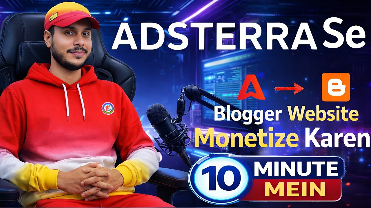 Blogger Website Monetize Kaise Kare | Adsterra Ads Blogger Post Me Kaise Lagaye (Step by Step 2026)