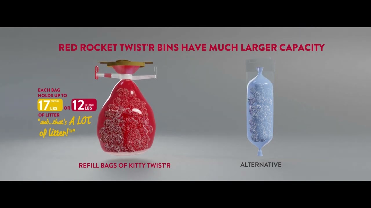 🤯 HUGE Litter Waste Capacity! Red Rocket Twist'R vs. Them 📦
