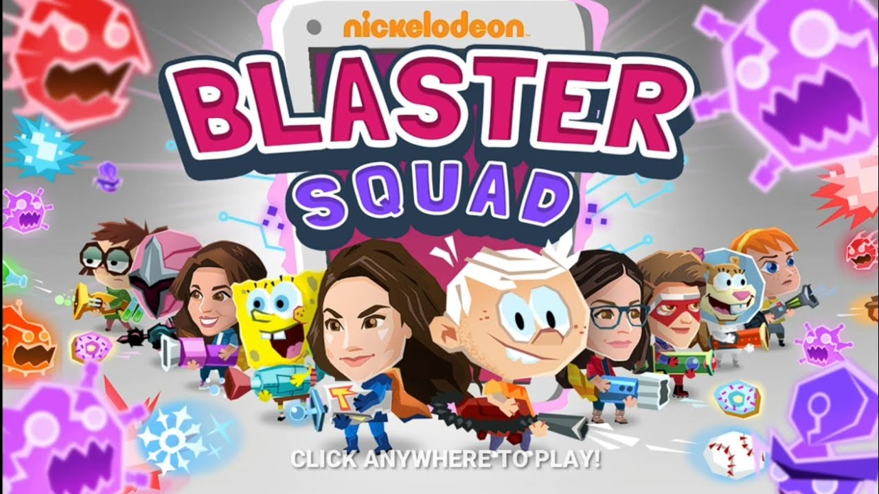 Nickelodeon Blaster Squad Gameplay (Browser Game)