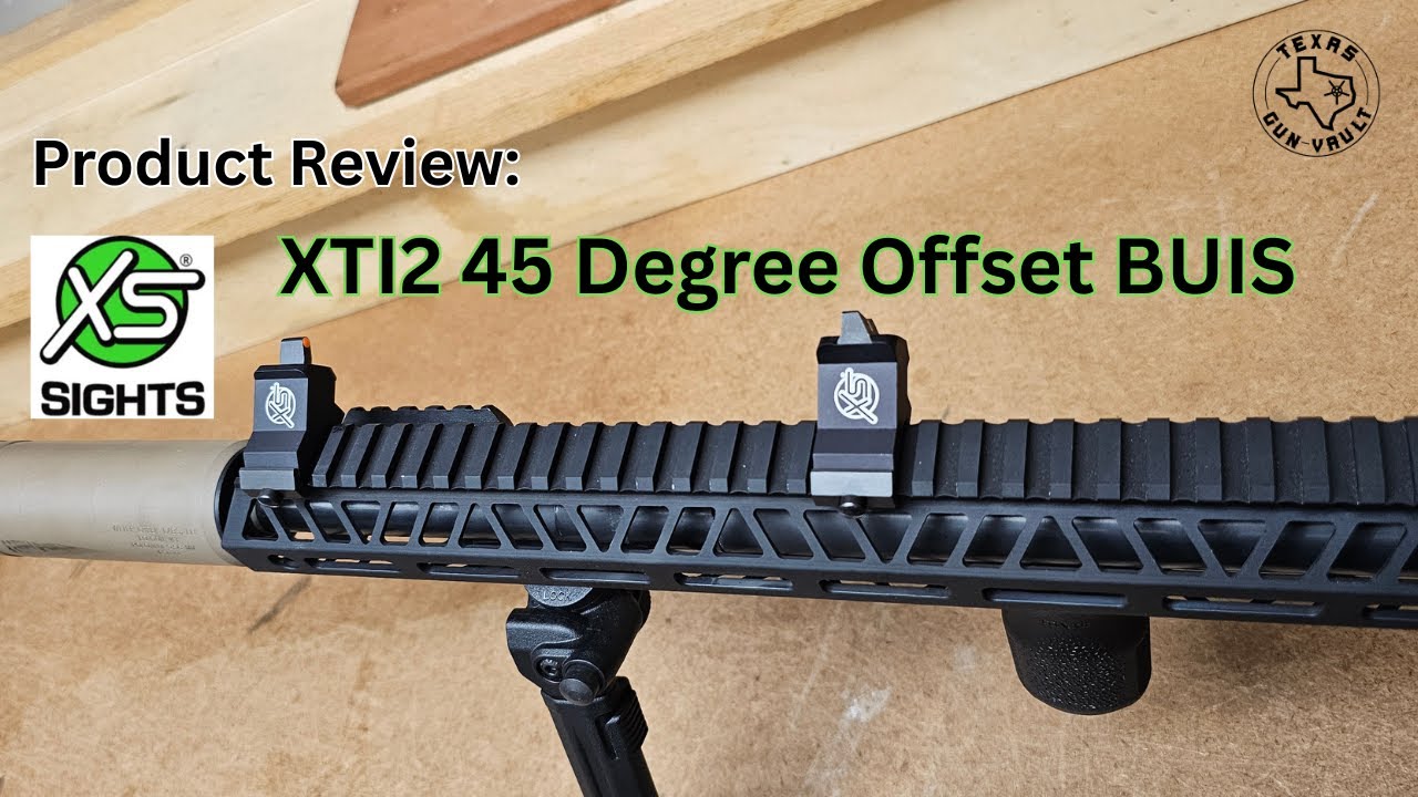 Обзор продукта: XTI2 45-градусный смещенный прицел (резервный прицел)