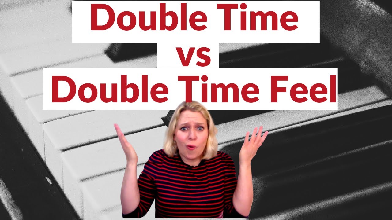 Double Time vs Double Time Feel - explanation and DEMONSTRATION