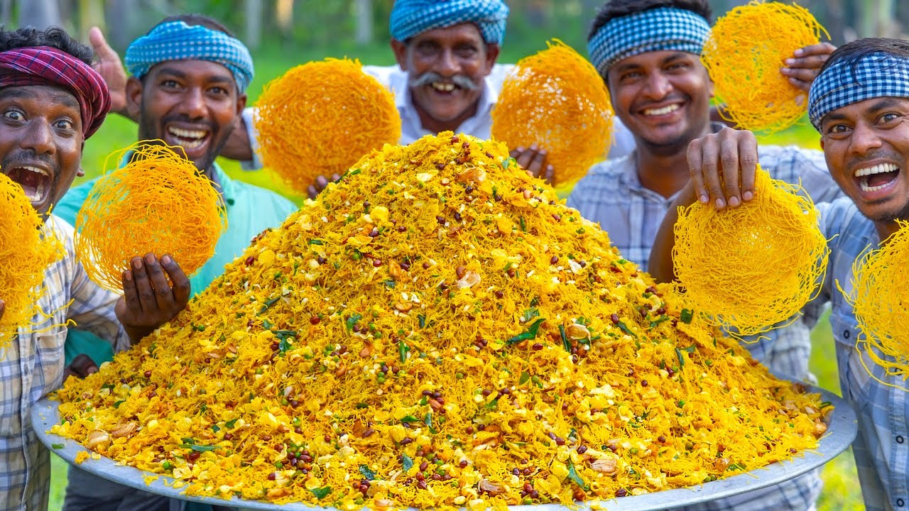 MIXTURE Snack | DIWALI Special Traditional Mixture Recipe Cooking In Village | South Indian Snacks