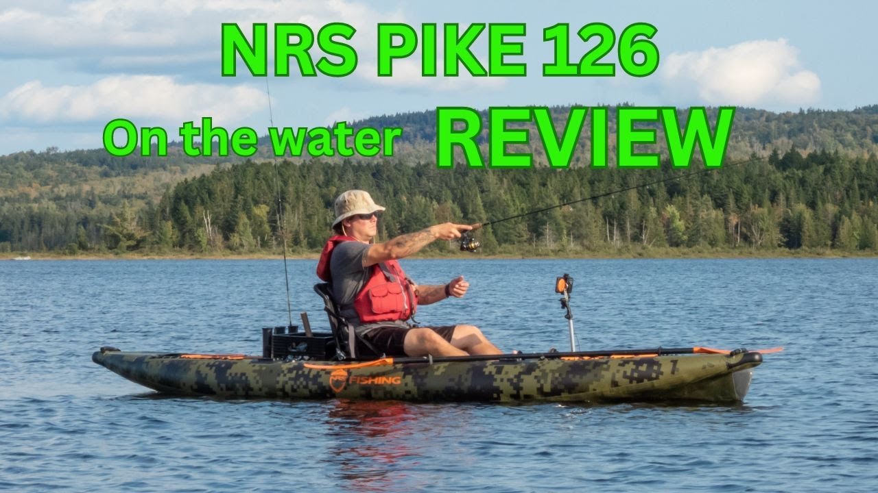 NRS Pike 126. Inflatable Kayak, On the Water Review #fishing #kayakfishing #nrspike