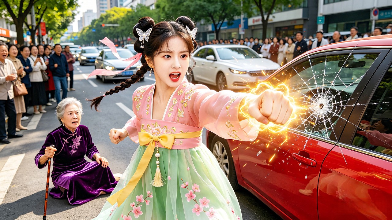 Bé cưng xuống núi một đấm hất văng ô tô,cứu 1 bà cụ,không ngờ đó lại là bà nội chủ tịch của mình!