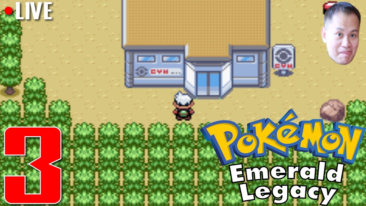 LIVE - สู้ยิม 2 แล้วไปไหนต่อ - Pokémon Emerald Legacy Part 3