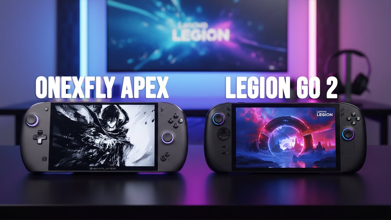 OneXplayer ONEXFLY APEX против Lenovo Legion Go 2 — лучшая портативная игровая консоль?