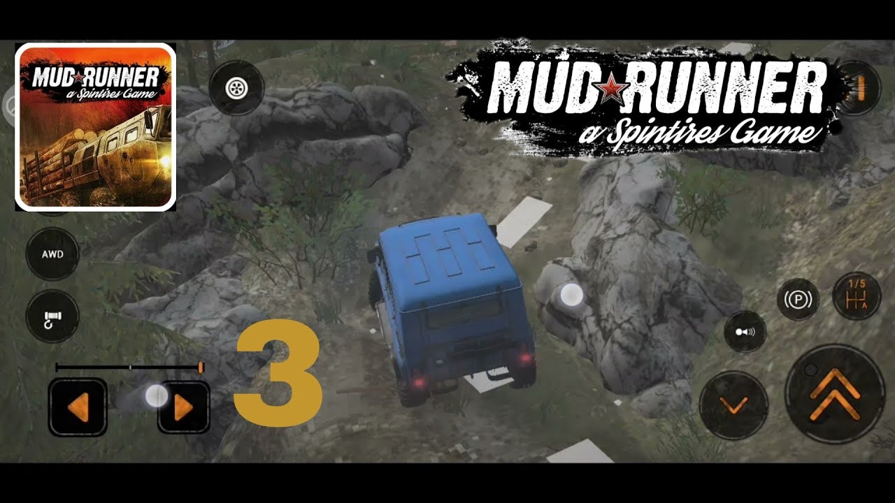 MudRunner Mobile Gameplay Walkthrough Android mission 3.Spintires: MudRunner the best simulator game