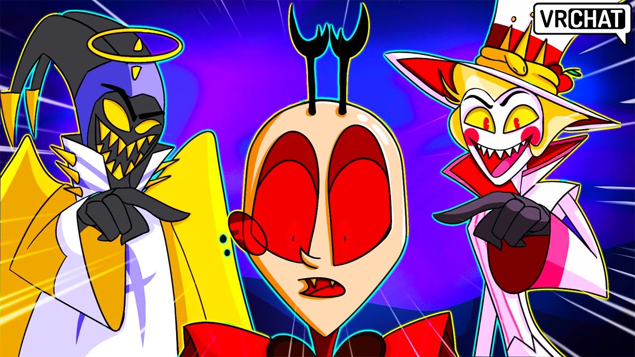 Alastor is BALD in Hazbin Hotel VRChat