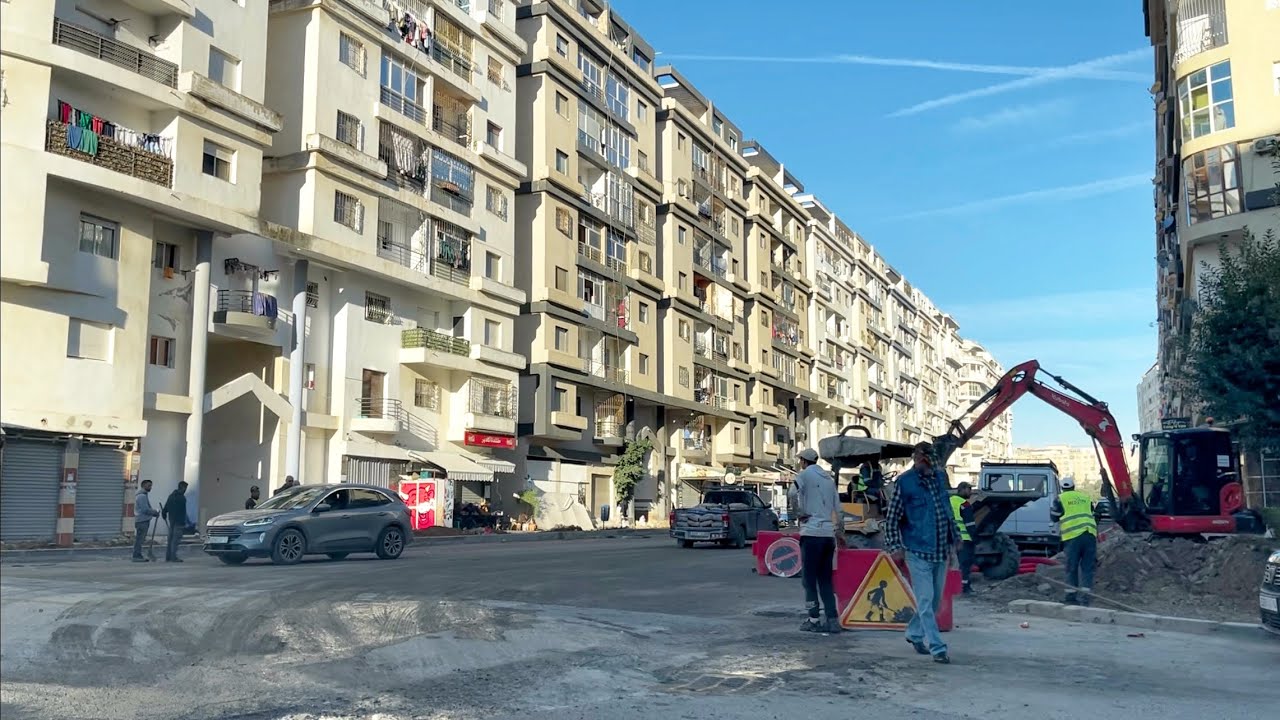 جولة في مدينة طنجة من العوامة الى الزياتين.. أشغال البنية التحتية تقترب من الانتهاء 🚧👷‍♂️