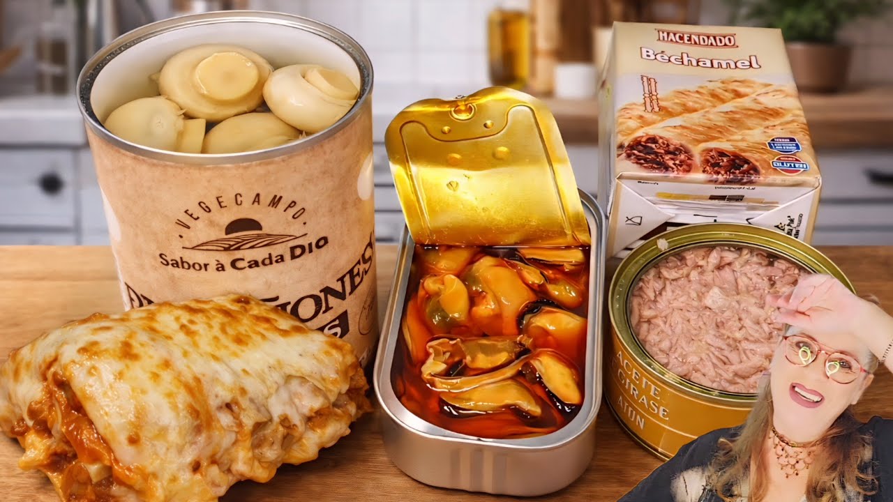 🔥MIRA EN TÚ DESPENSA‼️RECETA RAPIDÍSIMA CON LATAS DE CONSERVA, UNA LASAÑA QUE REPETIRÁS SEGURO 👍 