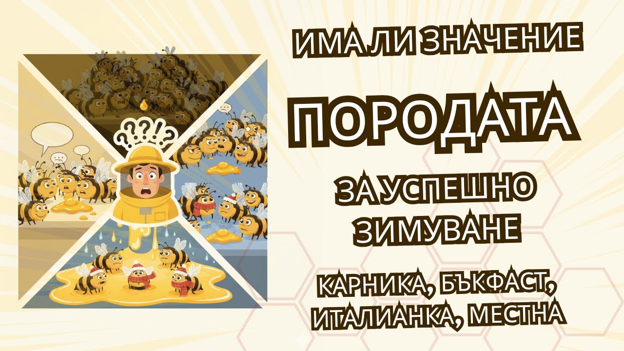 „Коя порода пчели зимува най-добре? Сравнение на Карника, Бъкфаст, Италианка и Балканска“
