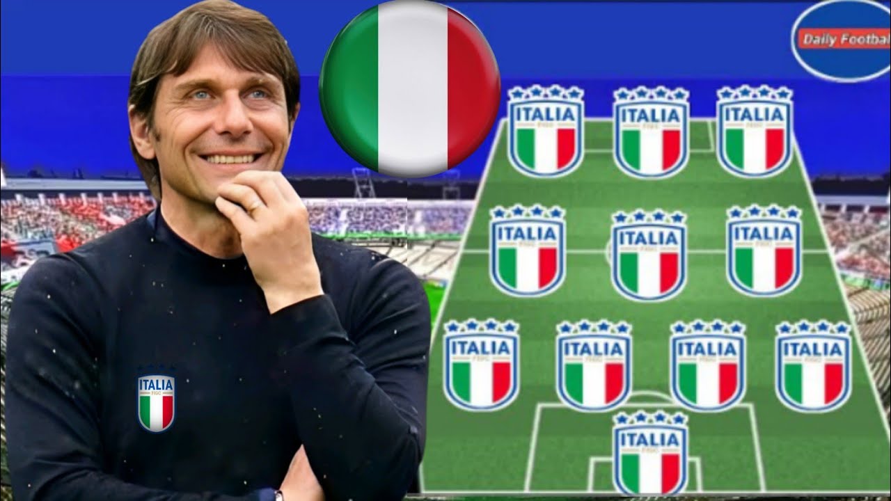 Nowy trener Włoch Antonio Conte 🇮🇹🔥 Drużyna marzeń Antonio Contego na reprezentację Włoch 🇮🇹