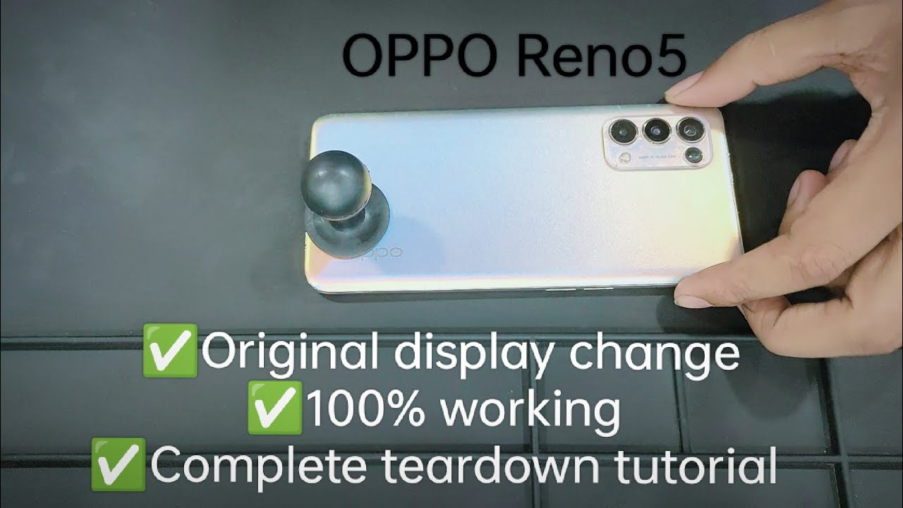 OPPO Reno 5 Display Change|How to change Reno 5 Display easily step by step| 100% working.
