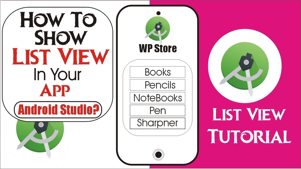 How to Implement List View in Android Studuio Apps?