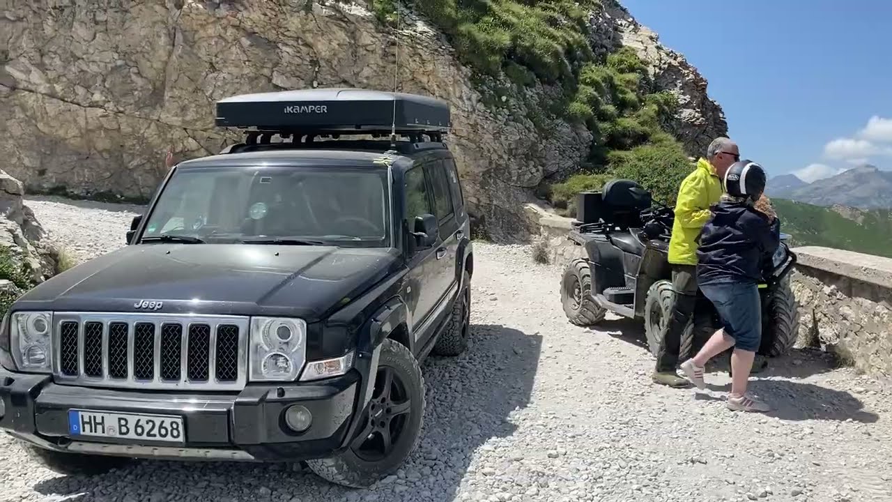 COMMANDER ON TOUR | WEST ALPS TOUR 2024 DAY 1 | OFFROAD, MOUNTAIN PASSES & FIRST CAMP