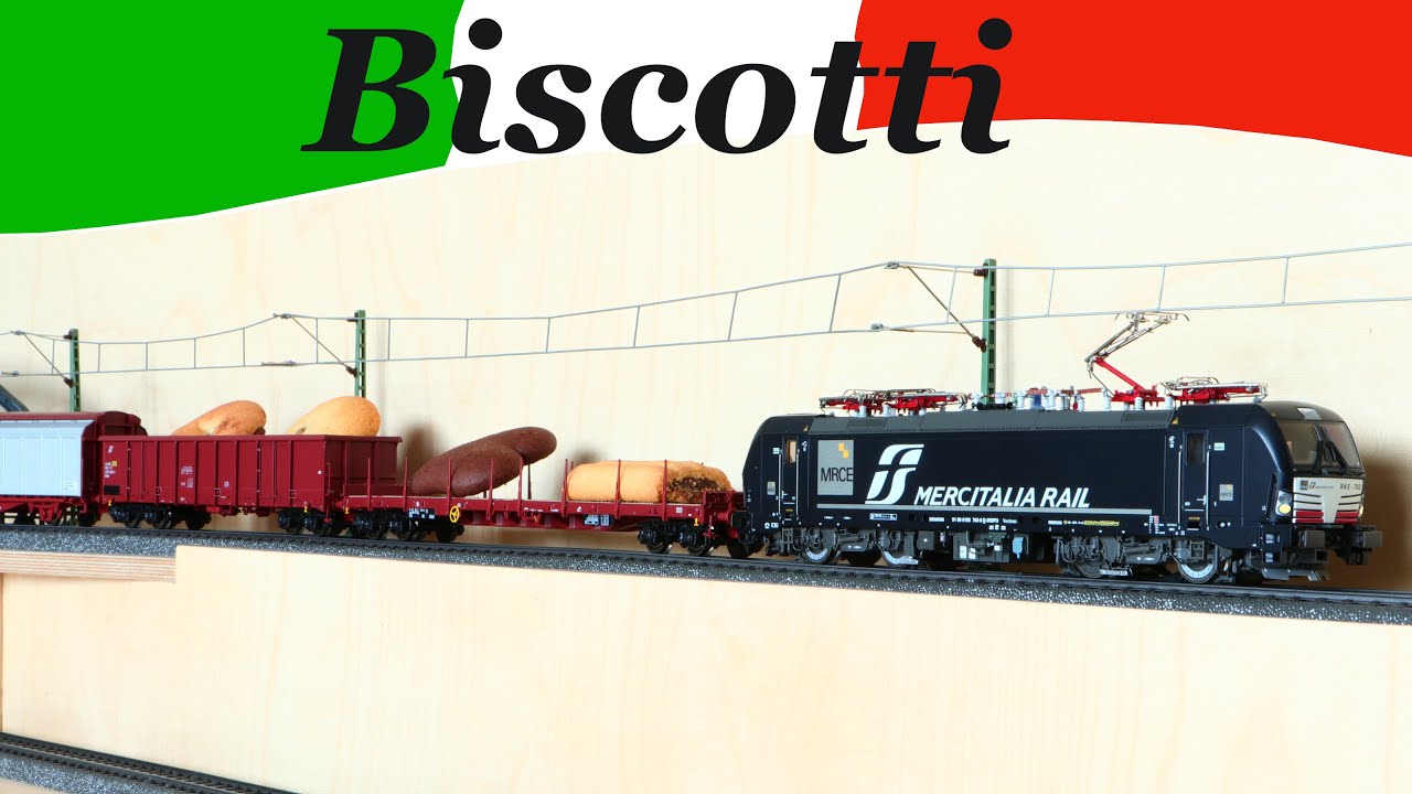Ein kulinarisches Modellbahnvideo: Biscotti (Kekse) als Mitbringsel aus dem Urlaub in Italien