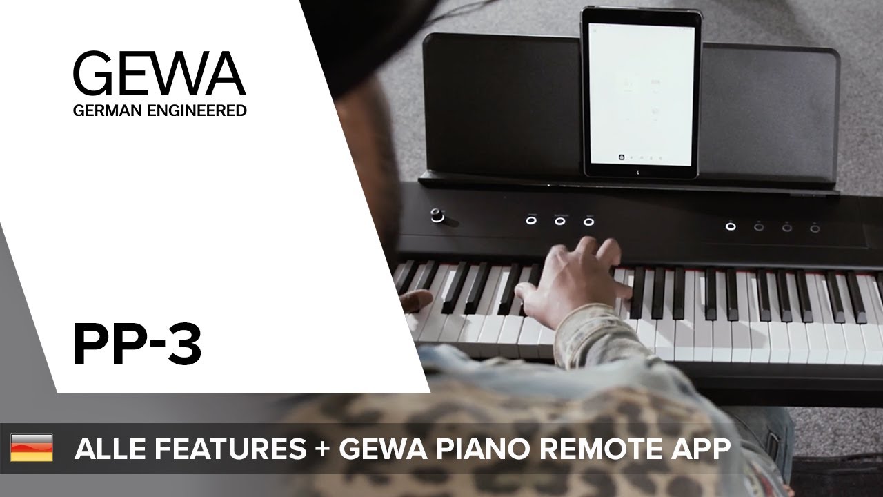 FEATURES 🎹 🇬🇧 GEWA PP-3 & GEWA Piano Remote App