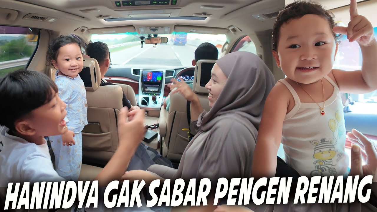 HANIN DAN KAK DITDIM LIBURAN PINGIN RENANG AIR HANGAT, OTW GUCI TEGAL..