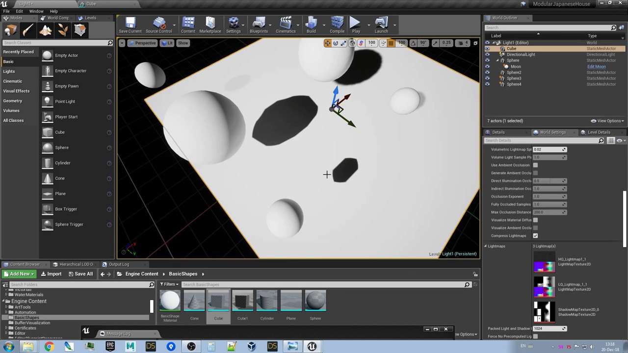 Lighting in Unreal Engine Tutorial for beginners. Part 2