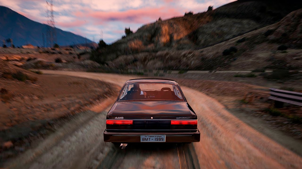 GTA V MOD FUGA DE OPALA DIPLOMATA TURBINADO!
