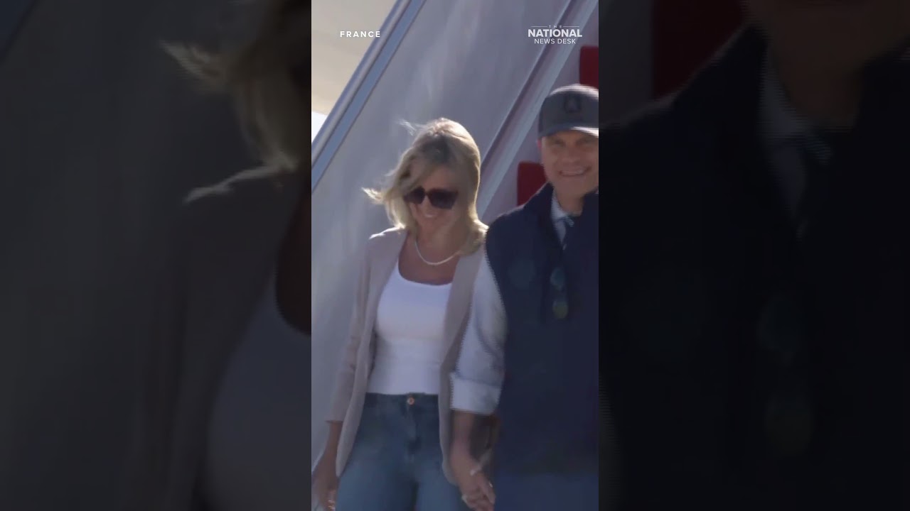 Hegseth and his family arrive in Paris, France