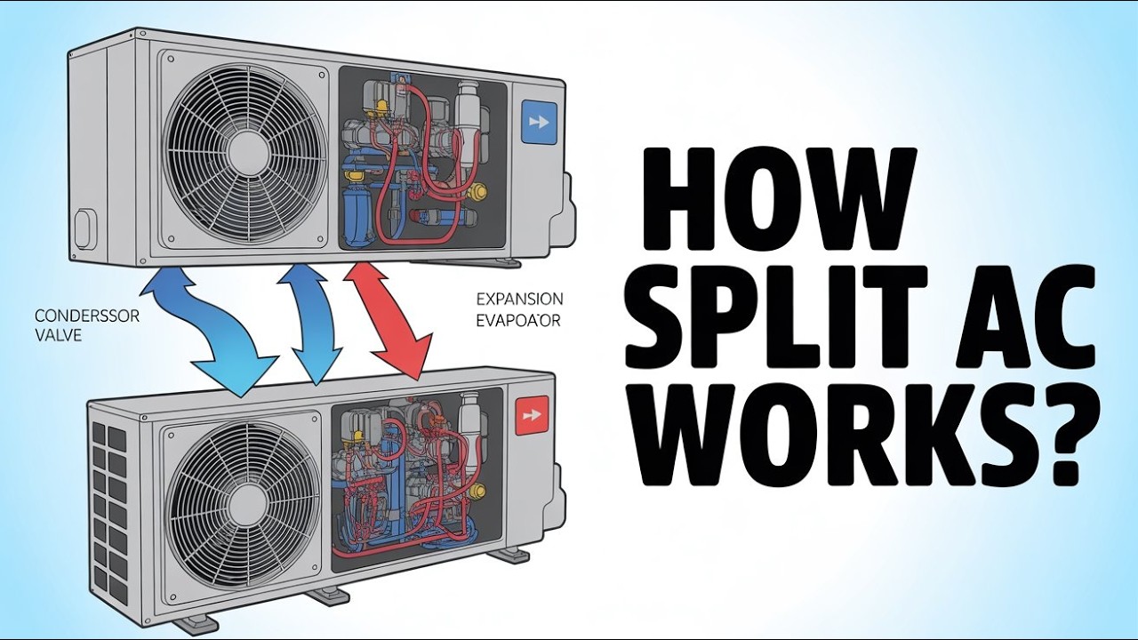 How Split AC Works? | Complete Animation Explanation for Beginners